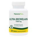 NaturesPlus Ultra Bromelain 1500 mg - 60 Tablets, Pack of 2 - Supports Joints, Digestive Health & Overall Well-Being - Vegetarian, Gluten Free - 120 Total Servings