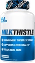 Evlution EVL Silymarin Milk Thittle Capsules - Συμπλήρωμα για Βέλτιστη Καθαριότητα ήπατος Detox & Repair - Συμπλήρωμα Στήριξης Φυτικού ήπατος με Καθαρό Εκχύλισμα Γαϊδουράγκαθου Γάλατος - 60 Κάψουλες μη ΓΤΟ
