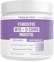FemoSitol Inositol Powder | Myo-Inositol & D-Chiro Inositol Complex - Clinically Proven 40:1 Ratio (Vitamin B8) | PCOS, Hormonal Balance & Healthy Ovarian Function Support (123 gram – 60 Servings)
