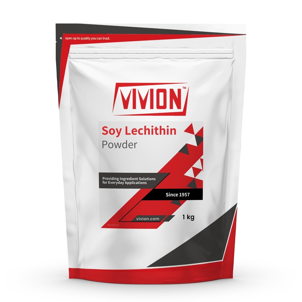 Soy Lecithin Powder Food Safe Deoiled - 1 kg (2.2 lb) - Emulsifier & Stabilizing Ingredient