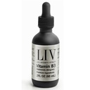 LIV Vitamin B3 Liquid – Niacinamide 80mg/mL Supplement for Cellular Energy & Skin Support – Non-Flush Drops – 60 mL