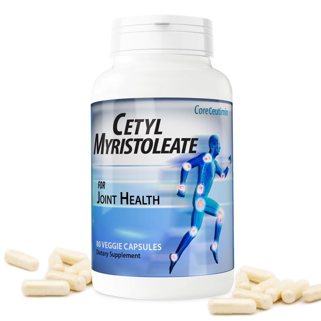 Κετύλιο Myristoleate - Ωμέγα 5 Λιπαρά Οξέα - Ultra Support for Relief from Joint Disfort and Stiffness - Επίσης περιλαμβάνει Γλυκοσαμίνη, MSM & Υαλουρονικό Οξύ - 80 Κάψουλες