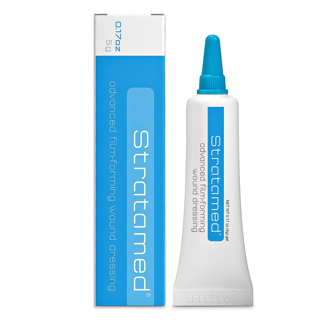 Stratamed Wound Dressing for Faster Healing & Scar Management 5g (0.17oz) | Advanced Film-Forming Wound Dressing | Forms a Flexible Protective Layer Over Open Wounds & Damaged Skin