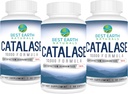 Best Earth Naturals Catalase Supplement 10,000 with Saw Palmetto, Biotin, Fo-Ti, PABA - Hair Supplements for Strong Hair - 180 Capsules - Pack of 3 (90-Day Supply)