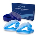 ZQuiet Anti-Snoring Mouthpiece 2-Size Starter Pack, Blue
