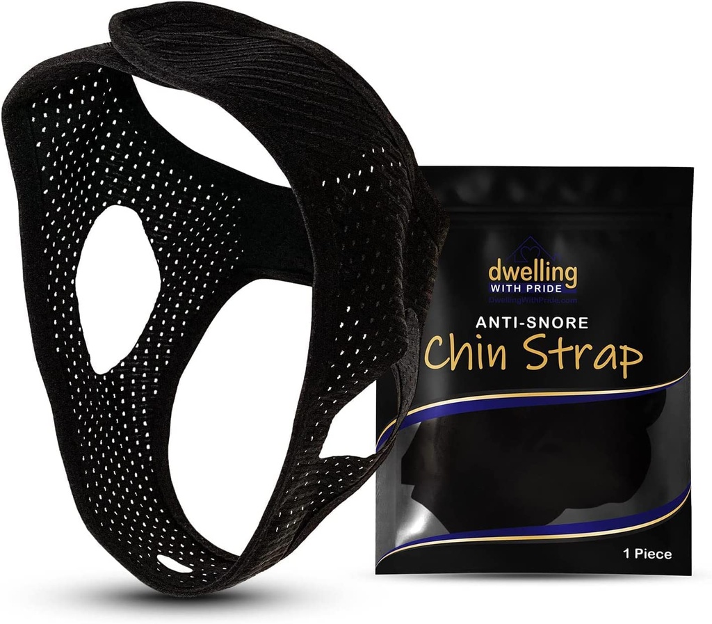 Anti Snore Chin Strap, Anti-Dry Mouth Chin Strap for CPAP Users, Stop Noise | Snoreless Sleeping Solution for Men and Women - Breathing Aid for Snoring