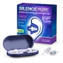 Ear Plugs for Sleeping, 35dB Reusable Soft Silicone Earplugs | Noise Cancelling Earbuds for Noise Reduction (35dB) Hearing Protection, 3D Oval Design for Side Sleepers, 2 Pairs (S + M/L)