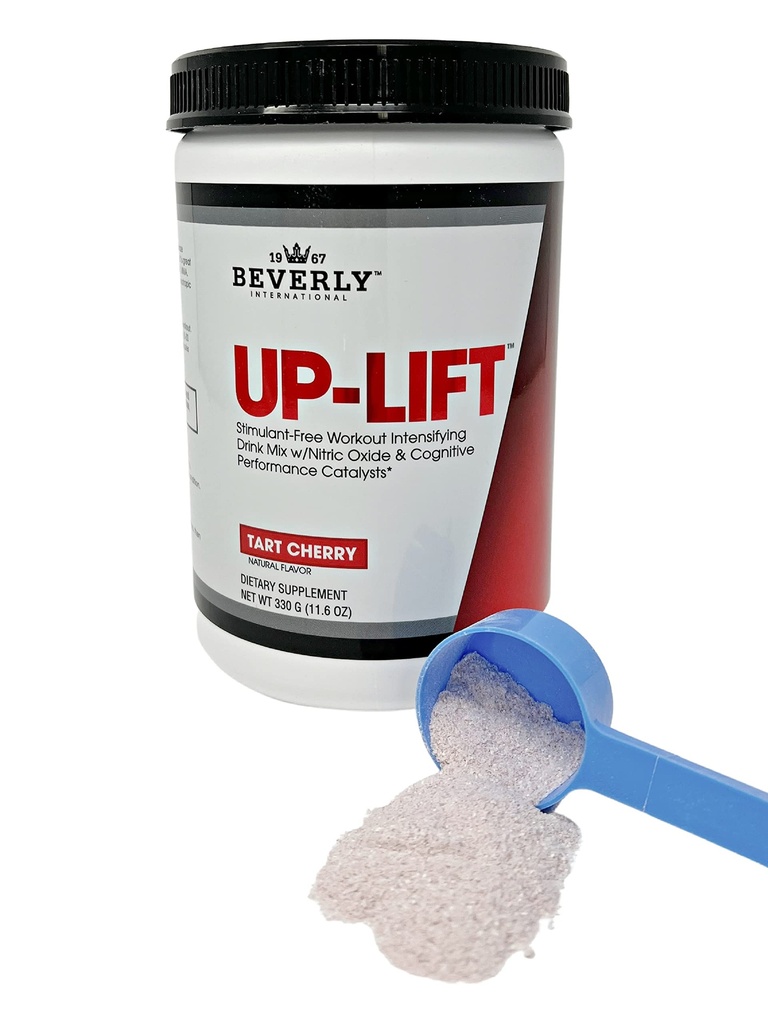 Beverly International Up-Lift Διεγερτικό Δωρεάν 330 γραμμάρια. Workout Energy Drink Mix w/Nitric Oxide & Γνωστικές επιδόσεις Καταλύτες. Βήτα Αλανίνη, L-Citrulline, L-Τυροσίνη.