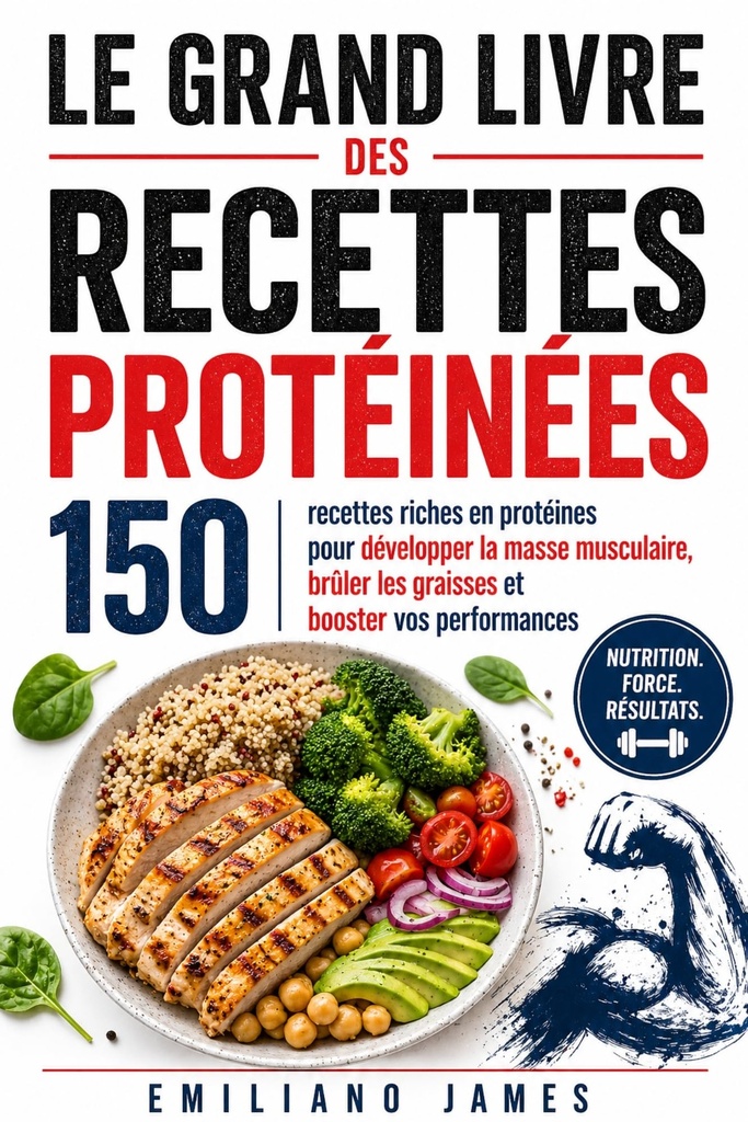 LE GRAND LIVRE DES RECETTES PROTÉINÉES: 150 recettes riches en protéines pour développer la masse musculaire, brûler les graisses et booster vos performances (French Edition)