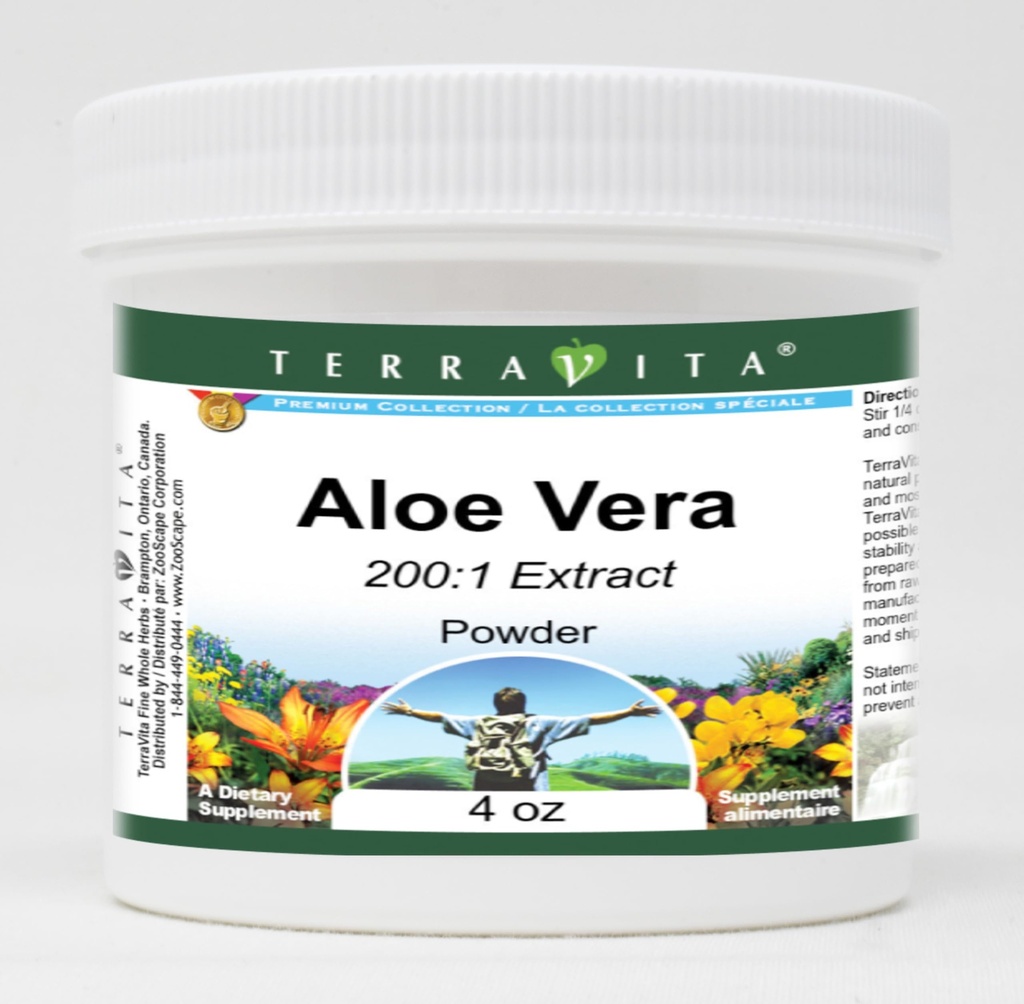 Aloe Vera 200:1 Powder (4 oz, ZIN: 518927)