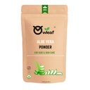Owleaf’s Pure Organic Aloe Vera Powders || Natural Hair Growth & Hair Cleaning, Face Pack, Body & Skin Powders (8.8oz)