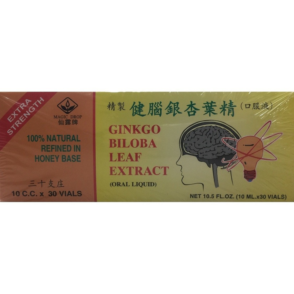 Magic Drop Extra Strength Ginkgo Biloba Leaf Extract - 10 ML.x30 vials