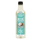 Conscious Food MCT Oil 33.81 Fl Oz | Made from 100% Cold Pressed Coconut Oil | C8 & C10 Medium Chain Triglycerides | Keto, Paleo, Vegan | Unflavored