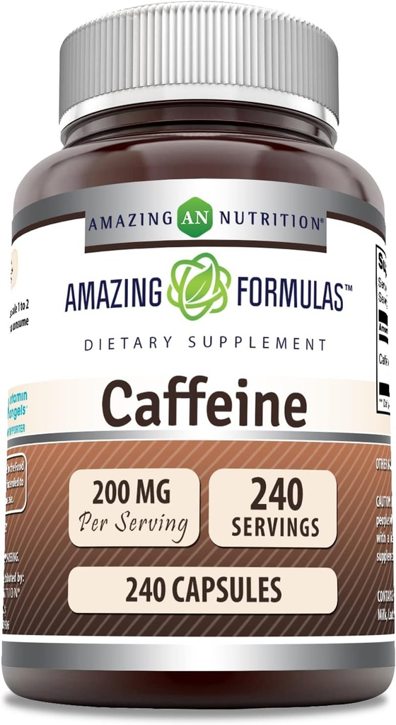 Amazing Formulas Caffeine 200 Mg per Serving 