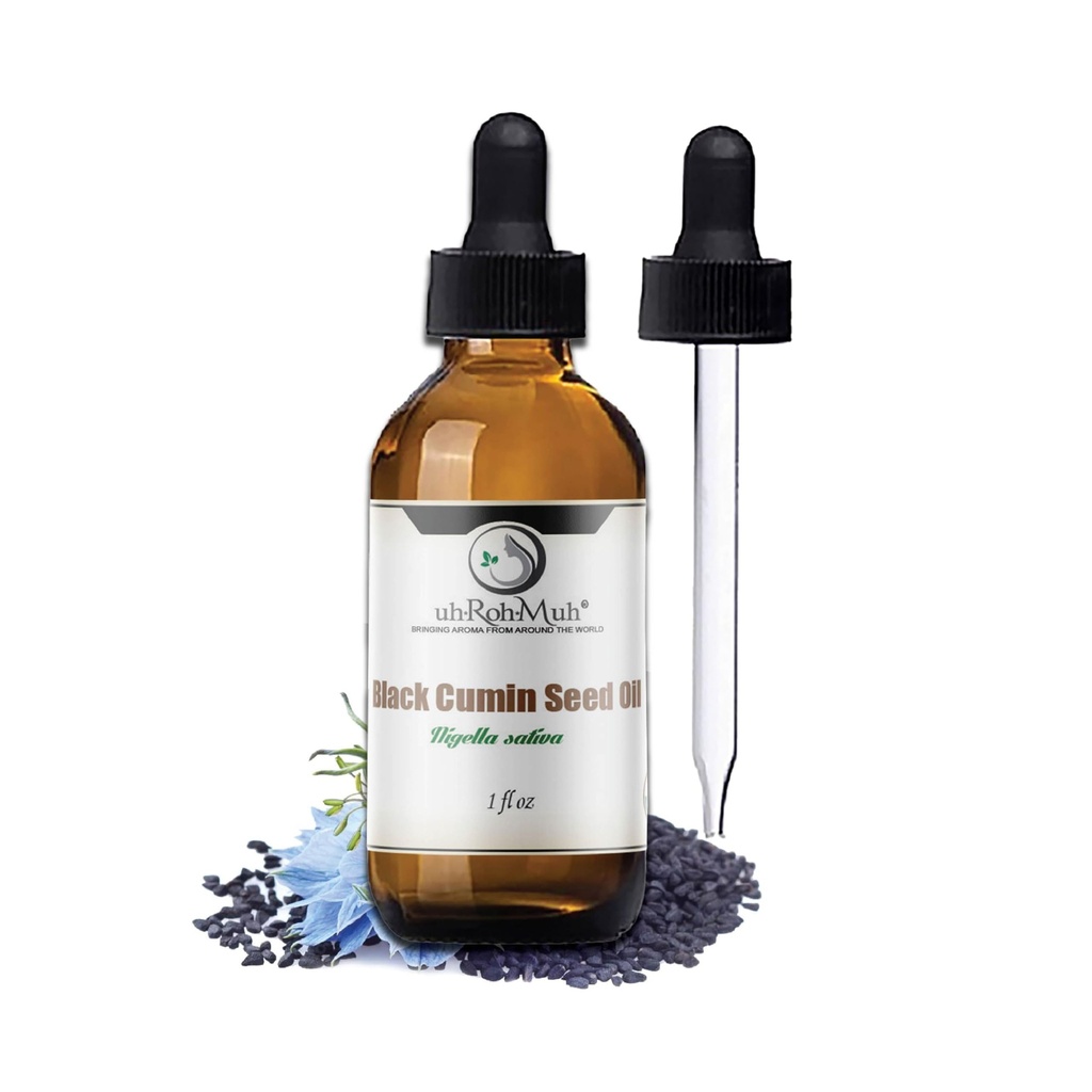 Premium USDA Organic Black Cumin Seed Oil – Cold-Pressed Nigella Sativa – 3% Thymoquinone (TQ Level) - 100% Pure Black Seed Cumin Oil for Skin, Hair, and Immune Support (1 Fl Oz)