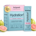 Feel Goods Hydration Hero, 1000mg ηλεκτρολυτών σκόνης, χωρίς ζάχαρη, μαγνήσιο, οργανικό νερό καρύδας, L θεανίνη, βιταμίνη C & B12, μη GMO, Keto, Vegan, Electrolyte Packets 