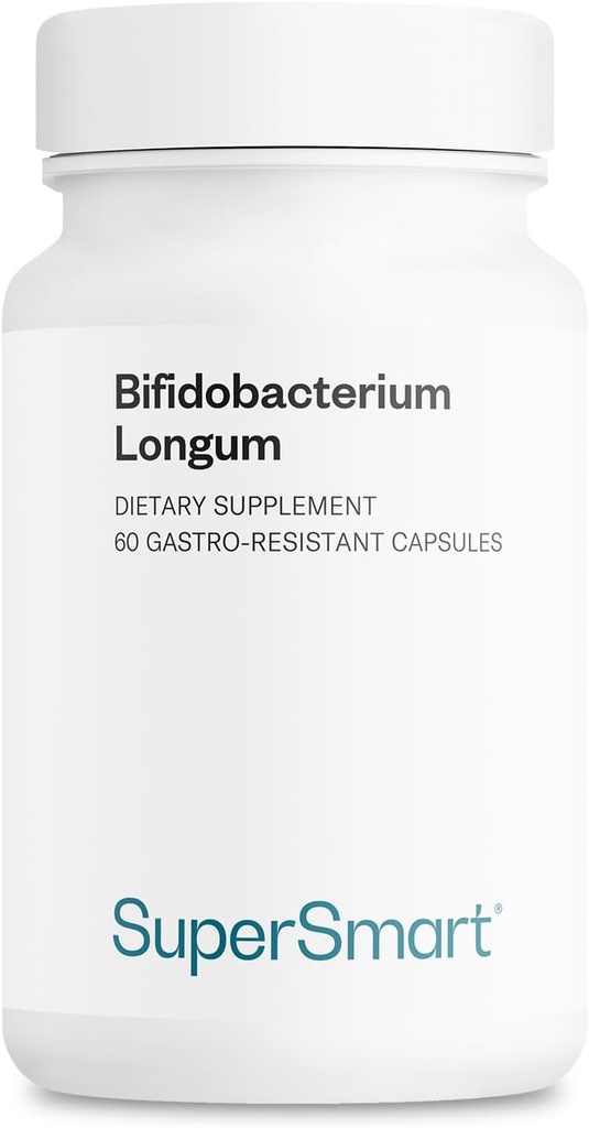 Supersmart - Bifidobacterium Longum (BB536) 6 Δισεκατομμύρια CFU ανά ημέρα - Προβιοτικά & Πρεβιοτικά Συμπλήρωμα 
