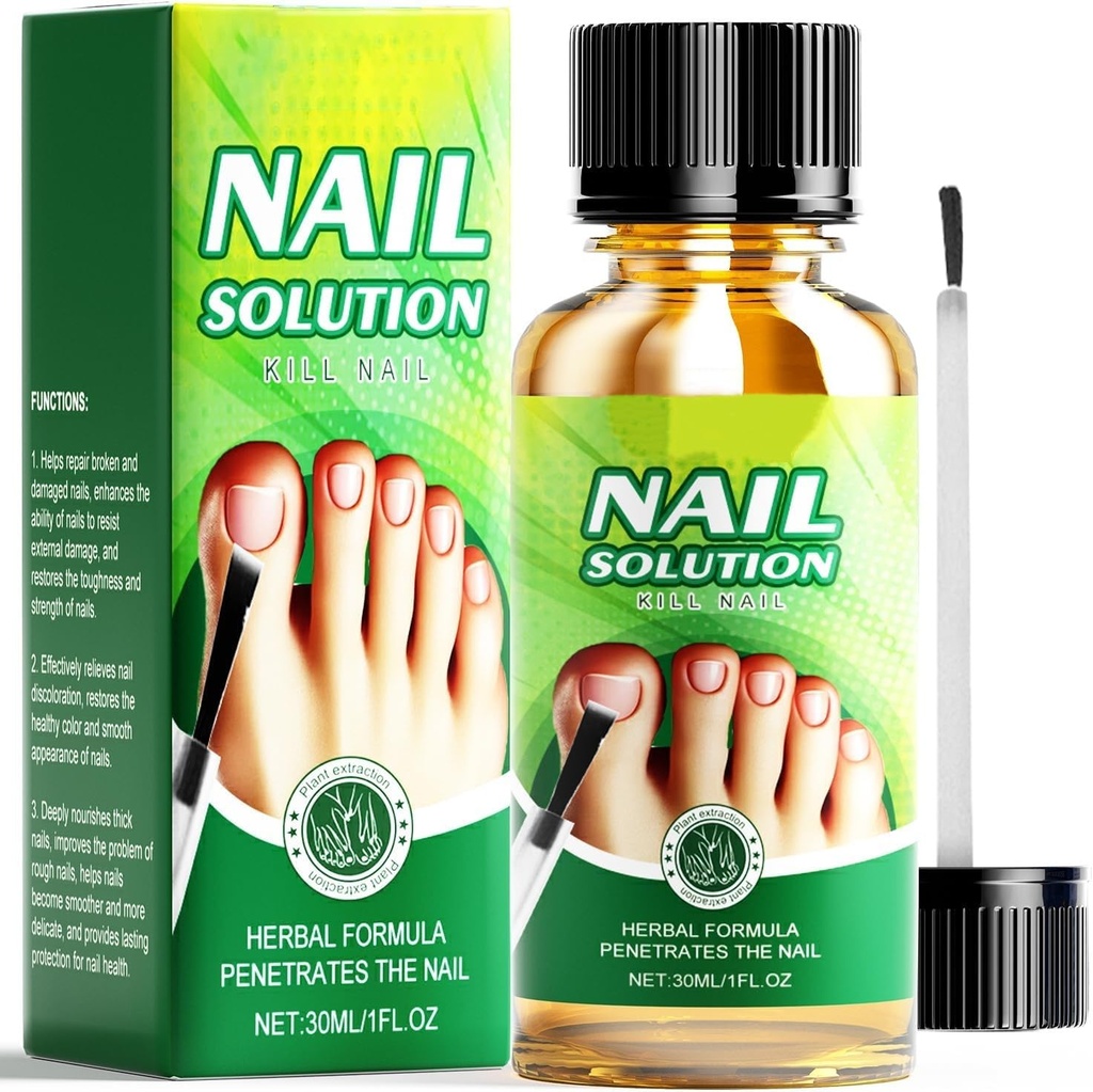 Toenail Fungus Treatment Extra Strength, Extra Strength 25% Undecylenic Acid Toe and Fingernail Fungus Removal, Natural Plant Extracts for Thick, Broken, Discolored, Gentle for All Ages 30ML