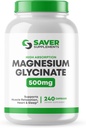Γλυκινικό μαγνήσιο 500mg – Υψηλή απορρόφηση, συμπλήρωμα χημικού μαγνησίου για τους μυς, τον ύπνο, την καρδιά και τα νεύρα Υποστήριξη – Μη ΓΤΟ & χωρίς γλουτένη – 240 κάψουλες