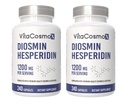 Diosmin Hesperidin 1200 mg Complex, 240 Capsules, Citrus Bioflavonoids Rich Fruit Extract, 100% Vegetarian, Non-GMO & Gluten Free (240 Count (Pack of 2))