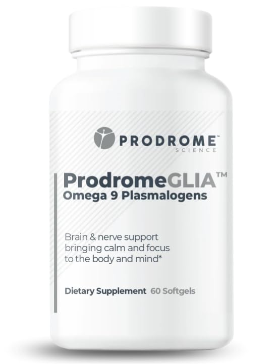 Plasmalogen Brain & Nervous System Support Supplement with Omega-9 | Cellular Membrane, Myelin & Healthy Aging Support | ProdromeGlia™ | 60 Softgels