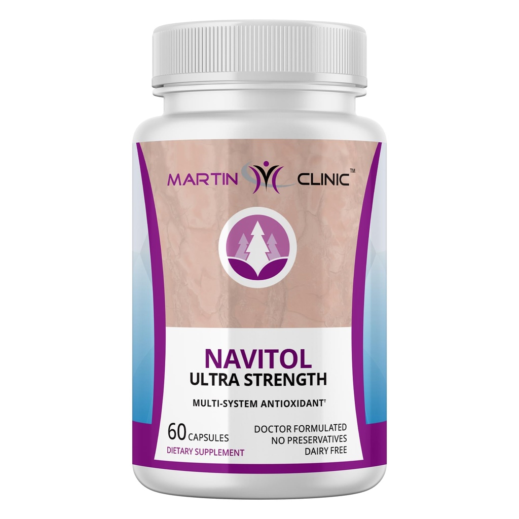 Navitol French Maritime Pine Bark — Daily Energy, Focus & Cognitive Support — Natural Antioxidant for Mental Clarity, Motivation & Everyday Wellness — 60 Capsules