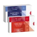 Travel Circulation & Sleep Support Bundle (Long-Haul Circulation 10 Caps + Sleep Well Advanced)