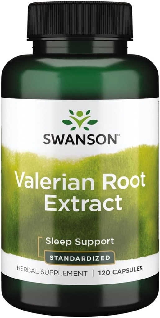 Swanson Valerian Root (Standardized) 200 Milligrams 120 Capsules | One of Nature's Premier Herbs for Relaxation, Standardized to Valerenic Acid to Put Your Mind at Ease and Support Rest