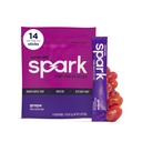 AdvoCare Spark Vitamin & Amino Acid Supplement - Focus & Energy Drink Powder Mix with Vitamin A, B-6, C & E - Περιλαμβάνει επίσης L-καρνιτίνη & L-Τυροσίνη - Σταφύλι, 14 Stick συσκευασίες