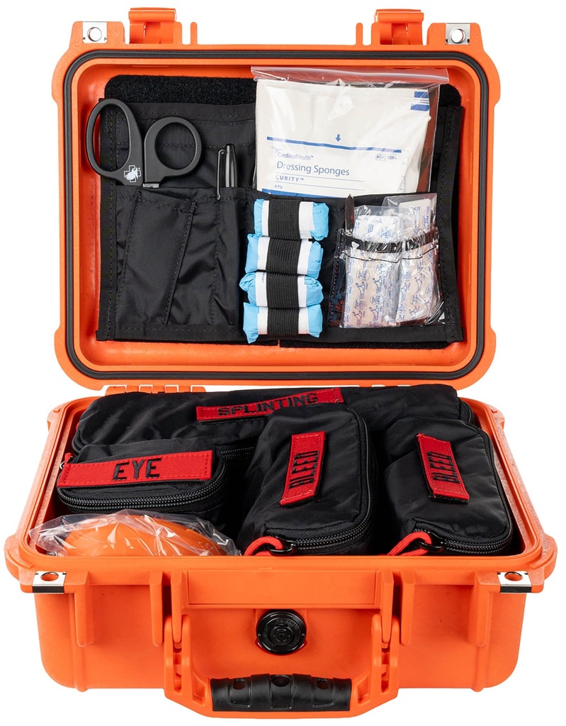 North American Rescue Range Trauma First Aid Kit with Combat Gauze | NAR Life Saving Hard Case Emergency Kit for Shooting Ranges, Firearms, Training, NRA, Gun Safety with C-A-T Tourniquet