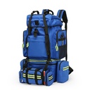 First Aid Kit, Waterproof Multi-Pocket Medical Backpack, Adjustable Length, Reflective Strip Design for Professionals and Outdoorsmen