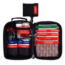 Compact First Aid Kit for Emergency - Basic Emergency Kit for Dorm,Hiking, Backpacking, Camping, Traveling, and Cycling -Small First Aid Kits