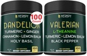 Bundle 6in1 Dandelion Supplement & 5in1 Valerian Root Supplement