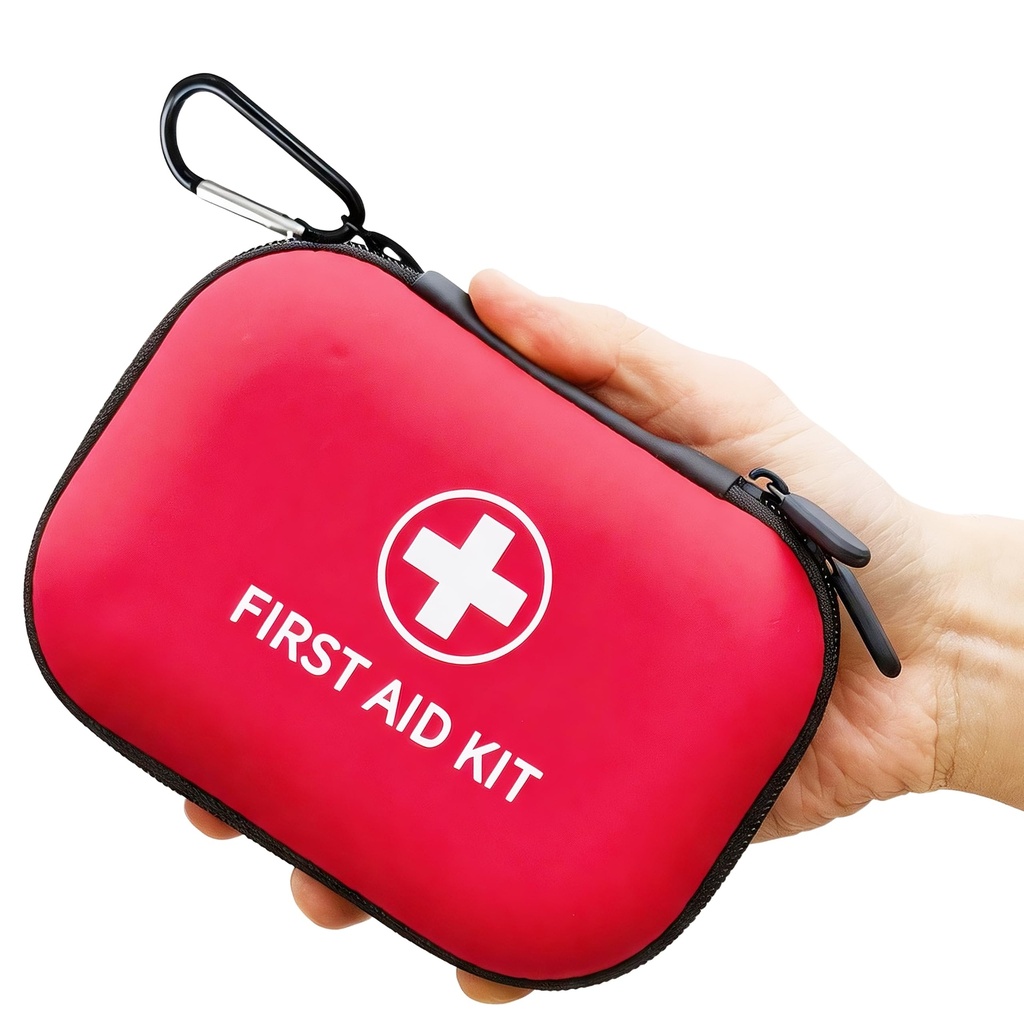 Prelady 138 Pcs Mini First Aid Kit Travel Size, TSA Approved Small First Aid Kit for Car, Hiking & Home, Compact Travel Medicine Kit, Med Kit