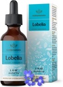 HERBAMAMA Lobelia Βάμμα - Vegan Lobelia Leaf Extract για Lung Detox & Cleanse - Αναπνευστική Πνεύμονα Υποστήριξη Σταγόνες - Μη ΓΤΟ, Αλκοόλ & Χωρίς Ζάχαρη Συμπλήρωμα αναπνευστικής υποστήριξης