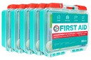 Be Smart Get Prepared 85 Pc First Aid Kit (5 Pack) Home, Travel, Car, FSA
