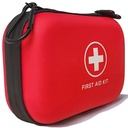 First Aid Kit 196 Piece Waterproof Medical Kit Hard Shell Portable, Red | Waterproof Hard Shell Portable Emergency Kits for Home, Camping, Cars, Hiking, Travel, Outdoor, Adventure