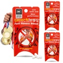 SPORTLEGS Fast Fitness Boost Προ προπόνηση για άνδρες και γυναίκες, συμπλήρωμα γαλακτικού οξέος, αθλητικά συμπληρώματα αντοχής καυσίμου για δρομείς - 5-Cap Packet, Trial Pack of 3