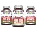 Amazing Formulas Red Yeast Rice 1200mg Per Serving Capsules Supplement | Non-GMO | Gluten Free | Made in USA (120 Count, 3 Pack)
