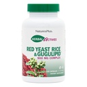 NaturesPlus Herbal Actives Red Yeast Rice & Gugulipid - 120 Capsules - Non-GMO, Vegan, Gluten Free - 60 Servings