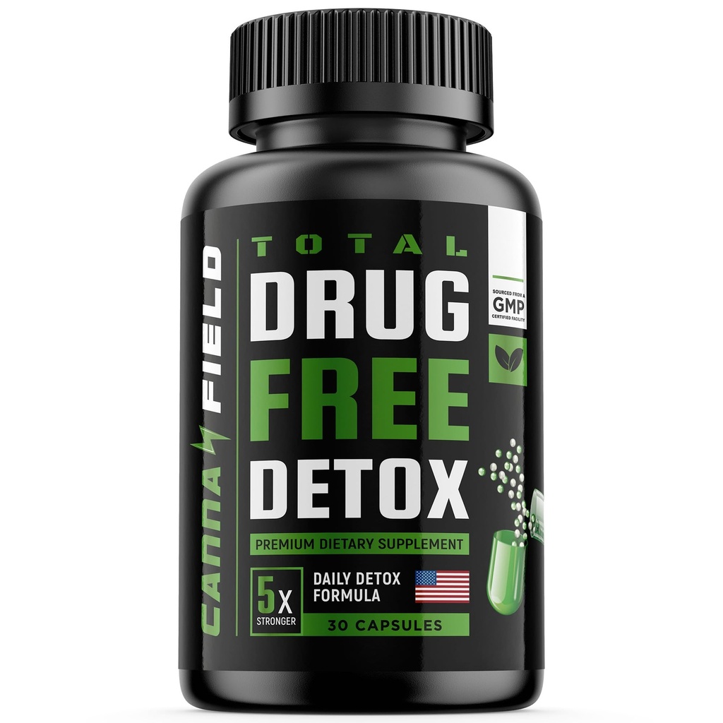 Detox and Liver Cleanse - USA Made - 5-Ημέρες Φυσικές τοξίνες Αφαίρεση – Best Pills to Pass Test - Premium συμπλήρωμα Detox - 30 κάψουλες