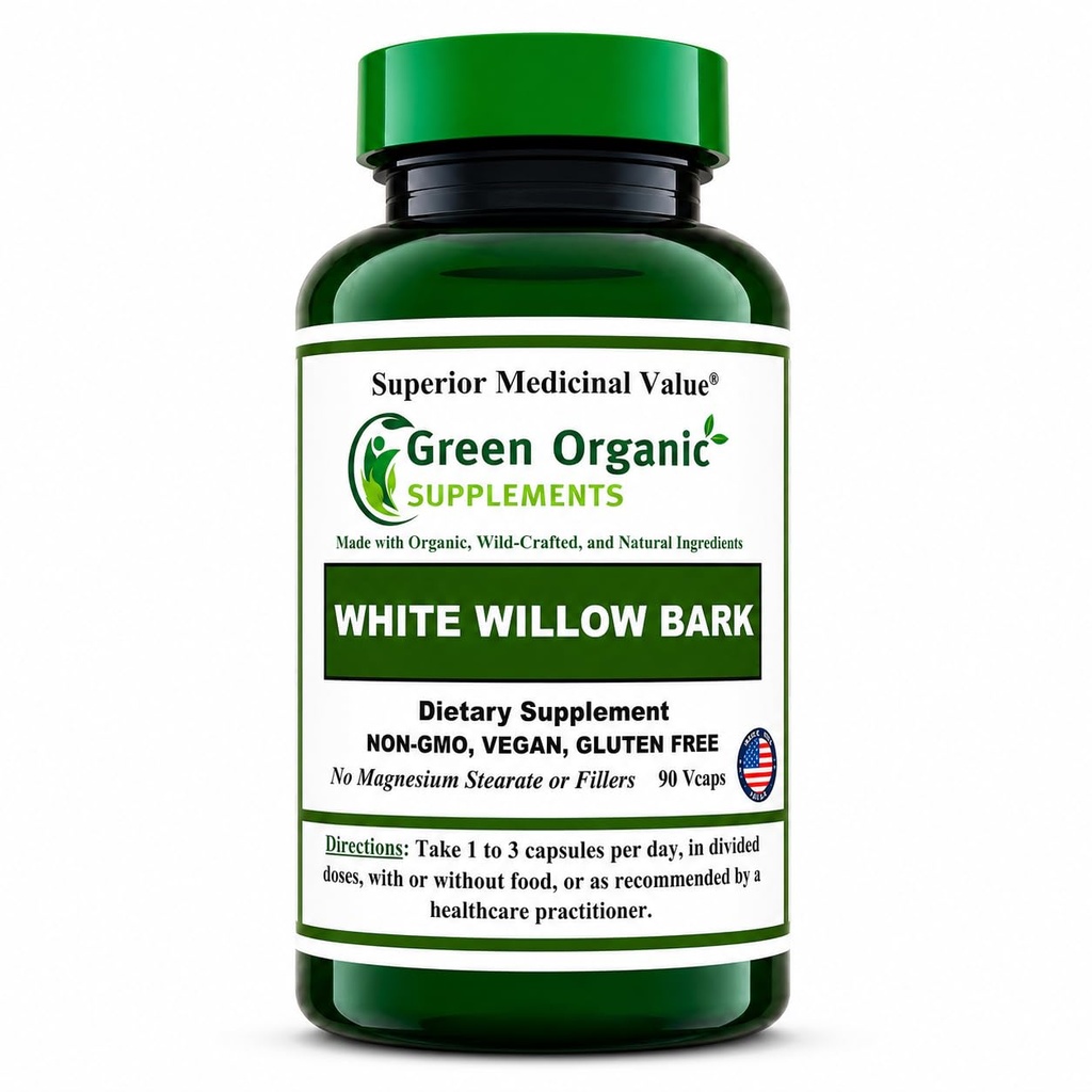 White Willow Bark 10:1 Extract, 710mg, Supports Joint Comfort, Vegan, Non-GMO, Gluten Free, 90 Capsules (Pack of 1)