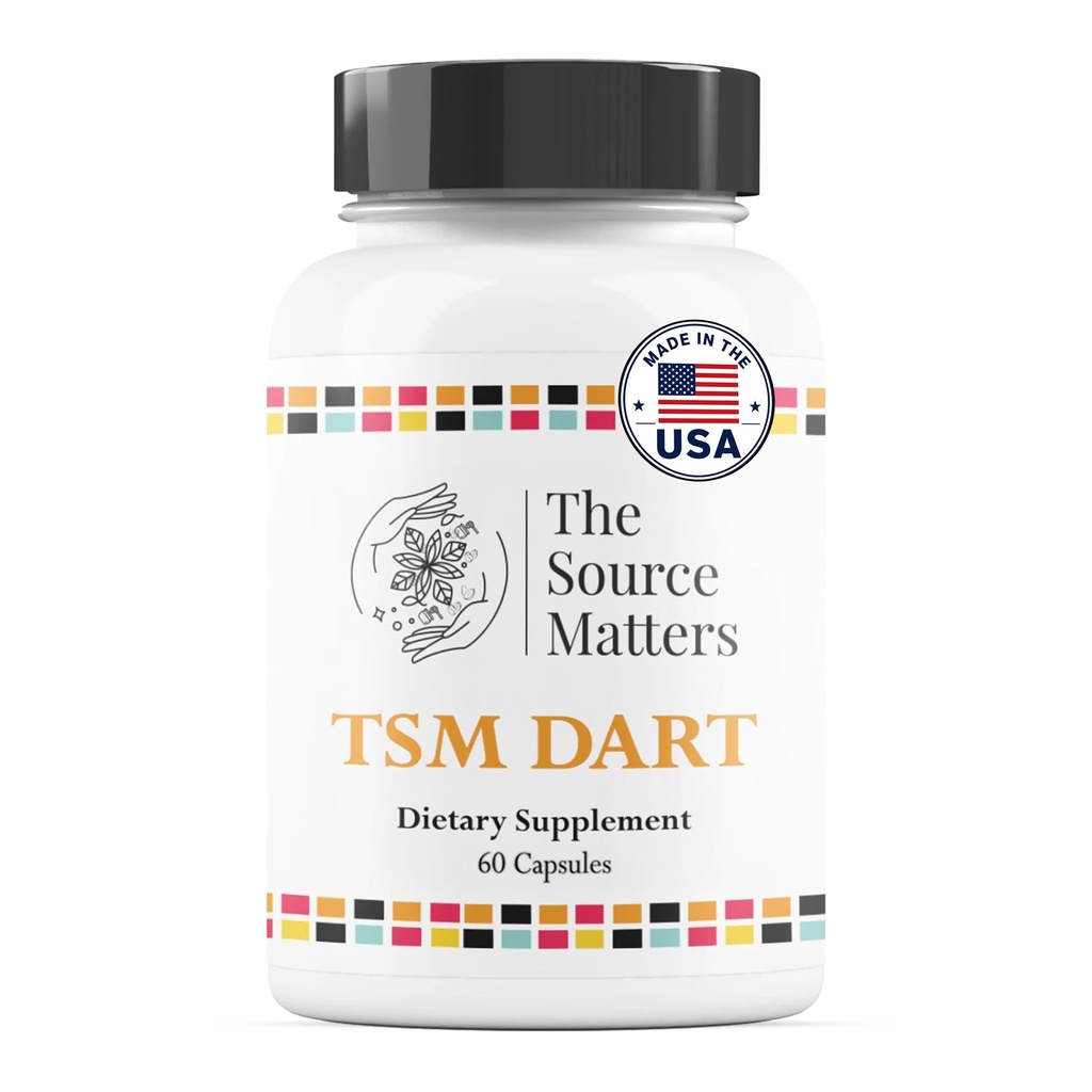 Dart Dietary Supplement | Adaptogenic Formula with Holy Basil, Ashwagandha, Rhodiola, Schisandra & Licorice Root for Stress Support, Mental Clarity & Emotional Balance (60 Capsules)