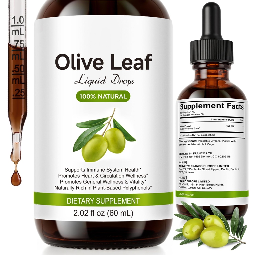 YLXYZUAD Olive Leaf Extract Liquid Drops