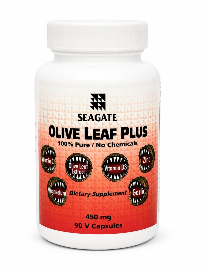 Seagate Products Olive Leaf Plus 450mg 90 V caps
