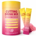 Alva Slim Cutting Mix Drink, Supports Healthy Digestion, Advanced Prebiotic, Fiber Supplement for Gut Health, Non-GMO, Gluten-Free, Vegan, Friendly, Energy & Gut Health, 30 Sticks