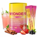 Cutting Drink Mix with Berberine, Chromium, Yerba Mate, FOS and 5-HTP | Supports Satiety Signaling, Daily Energy & Gut Health | Strawberry Açaí, 30 Sticks