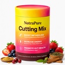 NutraPure Cutting Mix – Strawberry Açaí, Sugar-Free, 30 Sticks