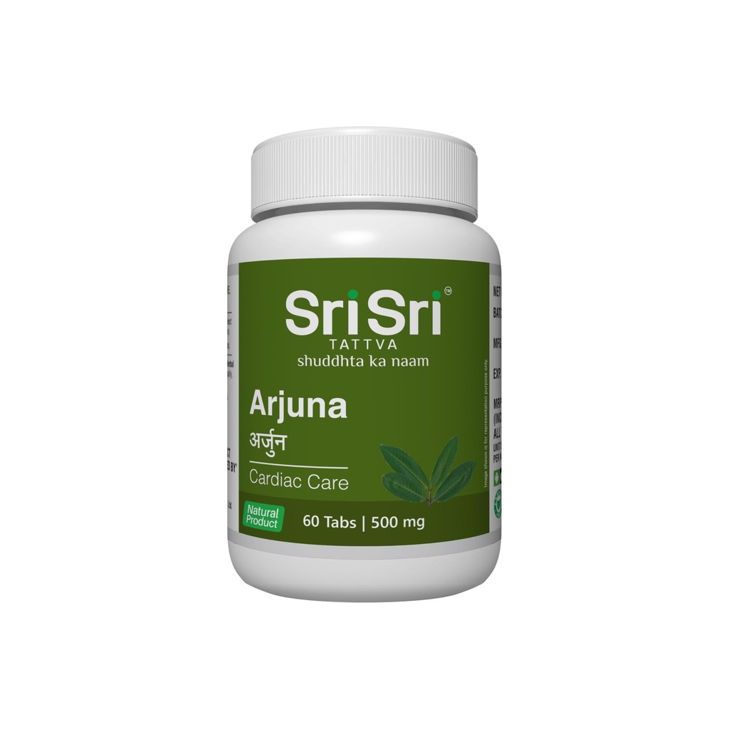 Sri Sri Tattva Arjuna 500mg Tablet -60 Tablets