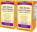 Μυστικό Γάλα Thittle Liver Cleanse - Υποστηρίζει υγιή λειτουργία του ήπατος & Αποτοξίνωση -18 Βοτανική τύρφη ανάμειξη, Dandelion, τεύτλα, & Artichoke - Φυσικό ισχυρό αντιοξειδωτικό (πακέτο του 2)